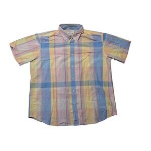 ORVIS men's Short sleeve, button down shirt, size 2XL, 100% Cotton, NWOT